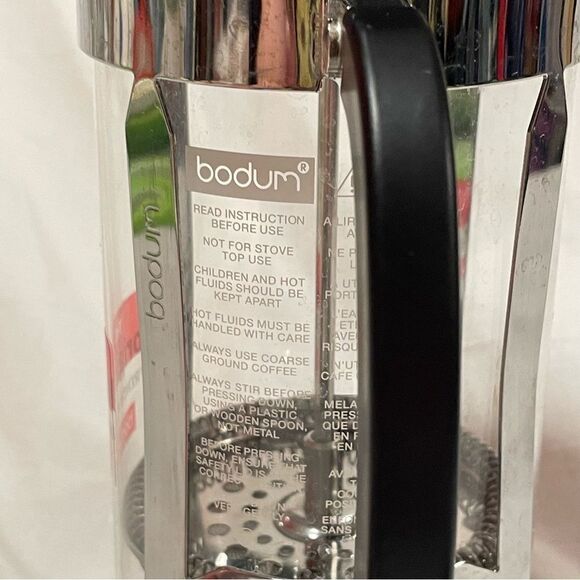 Bodum Chambord French Press Stainless and black glass carafe - Picture 5 of 8